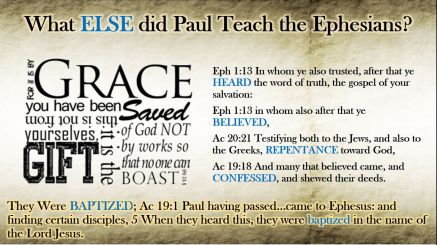 Hear, Believe, Confess, Repent & be Baptized