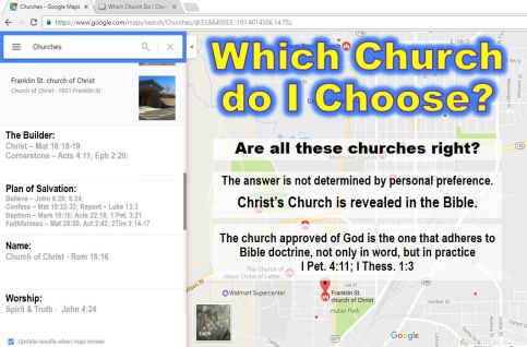 Which church do I choose?