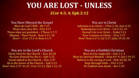 Are you certain of your salvation?